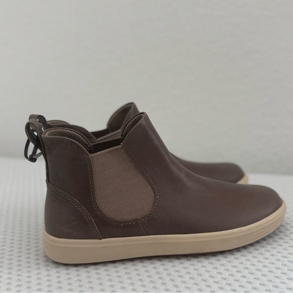 Ecco Soft 7 Women’s Leather Brown Chelsea Boots size 4-4.5 - Picture 2 of 11